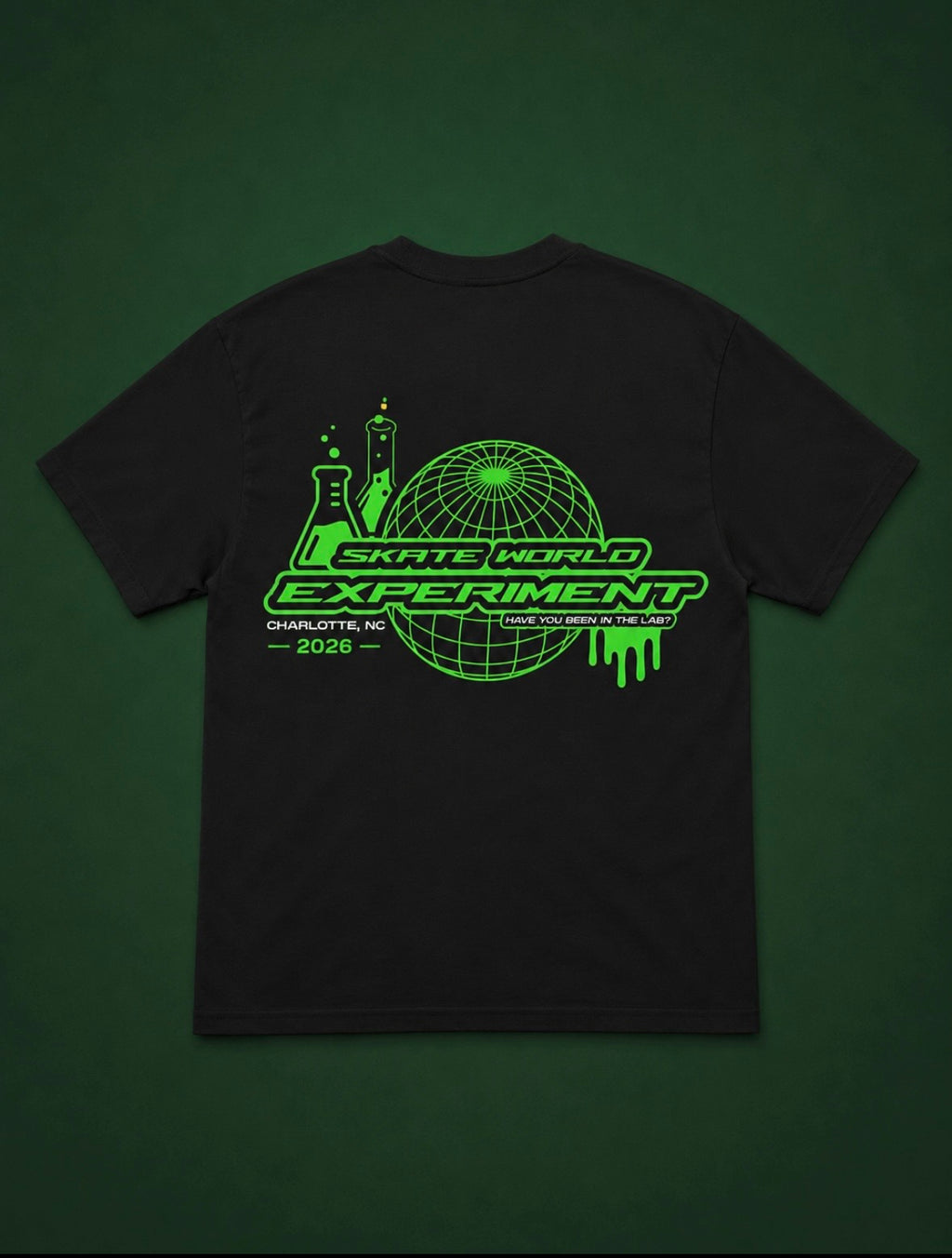 Short Sleeve Black and Green SWE Tee
