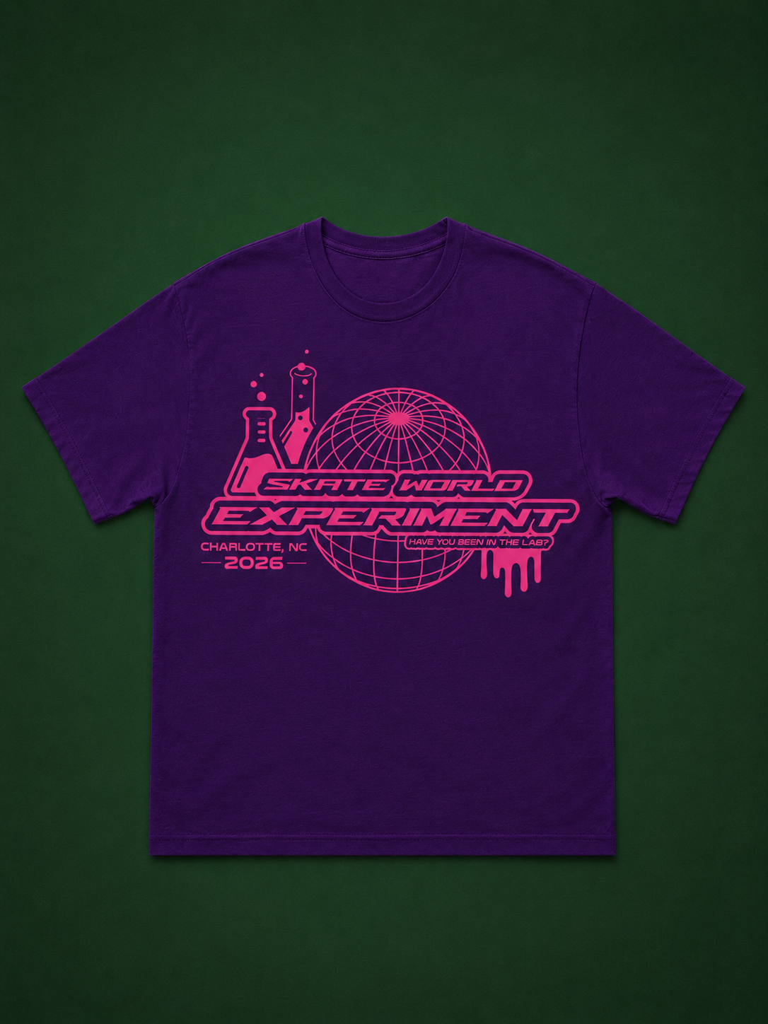 Short Sleeve Purple and Pink SWE Tee